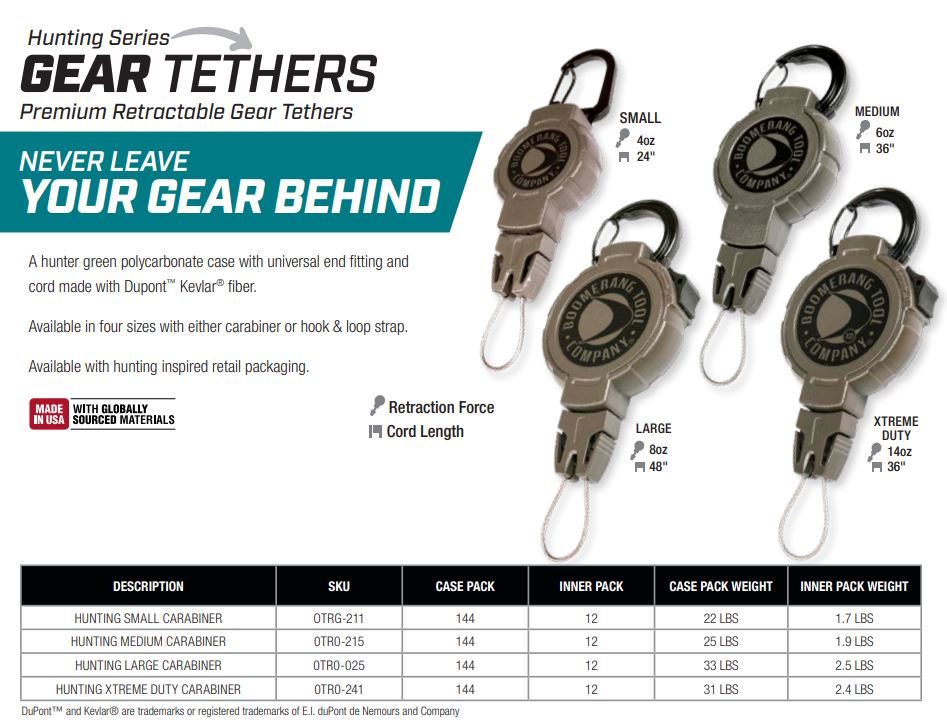 Retractable Gear Tether